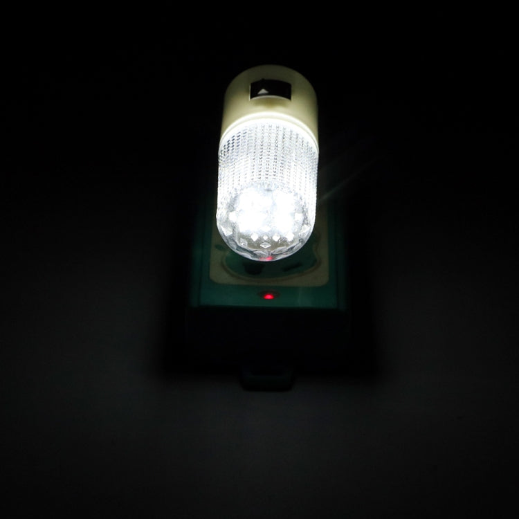 10 PCS 3W 4 LEDs Wall Mounted Home Lighting Emergency Light LED Night Light Energy-efficient Bedside Lamp, EU Plug(White Light)