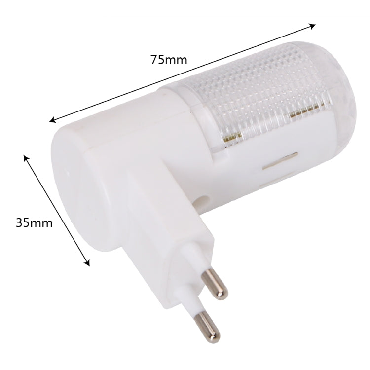 10 PCS 3W 4 LEDs Wall Mounted Home Lighting Emergency Light LED Night Light Energy-efficient Bedside Lamp, EU Plug(White Light)