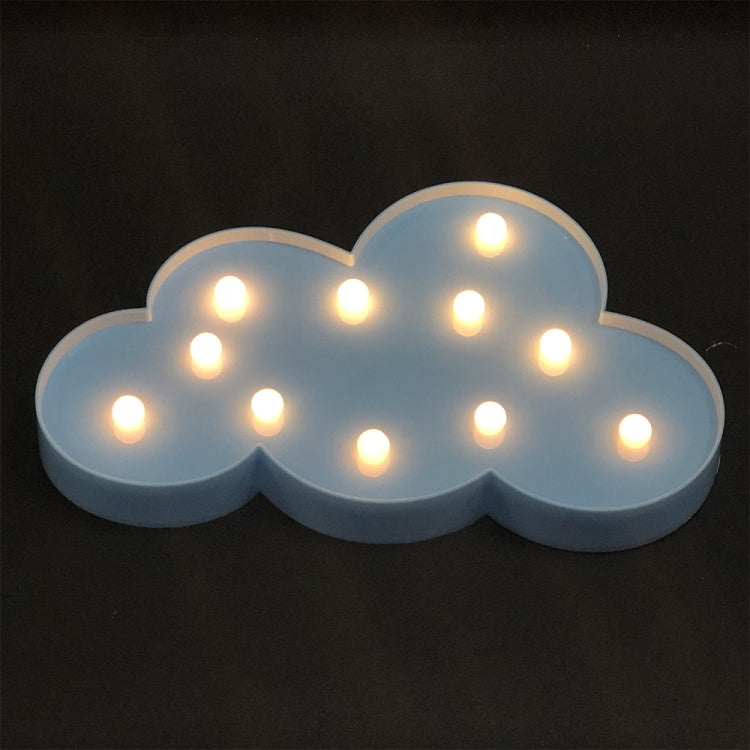 Switch Style Cloud Shape LED Night Warm Bedside Lamp Table Light Bedroom Study Room Night Light