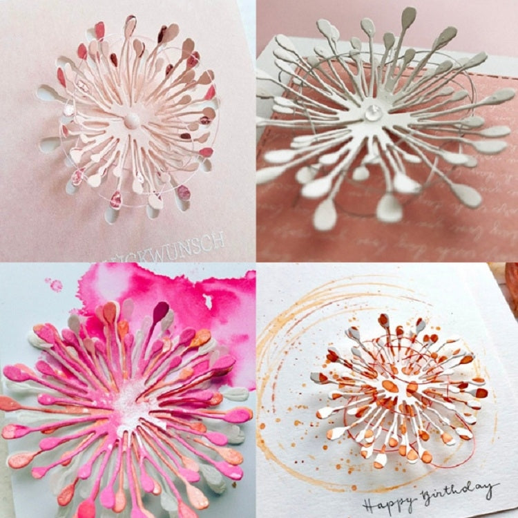DIY Decorative Greeting Card Flower Knife Mold Children's Puzzle Paper Art Agency Embossing Mold