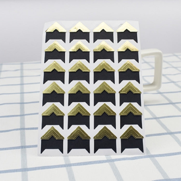 2 PCS Retro Corner Stickers For Creative Manual Paste DIY Albums