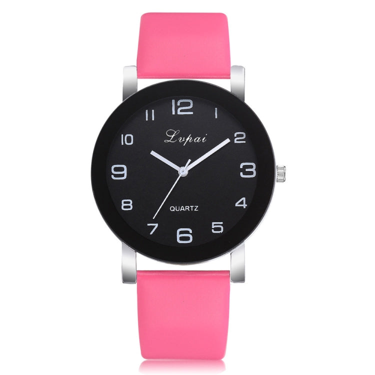 Lvpai P383 Black Dial Number Quartz Watch