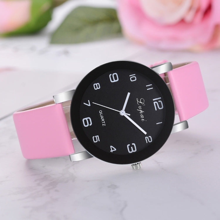 Lvpai P383 Black Dial Number Quartz Watch