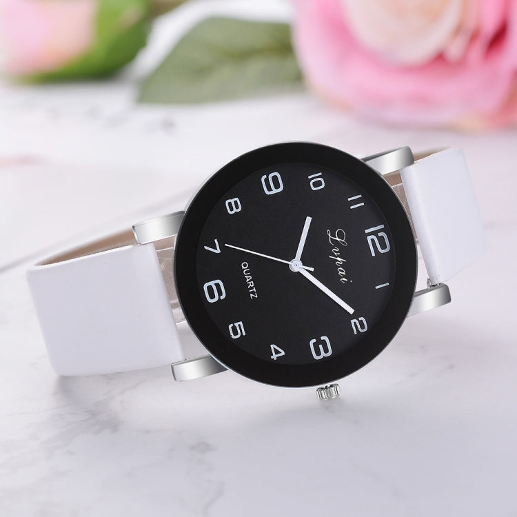 Lvpai P383 Black Dial Number Quartz Watch