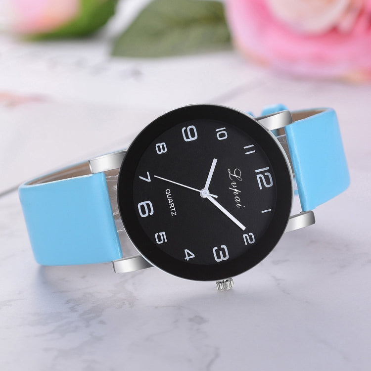 Lvpai P383 Black Dial Number Quartz Watch