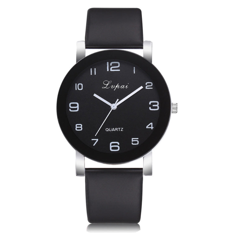 Lvpai P383 Black Dial Number Quartz Watch