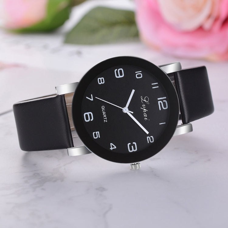 Lvpai P383 Black Dial Number Quartz Watch