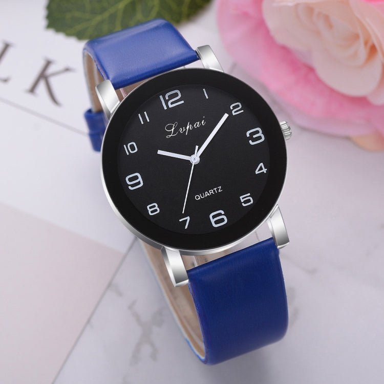 Lvpai P383 Black Dial Number Quartz Watch