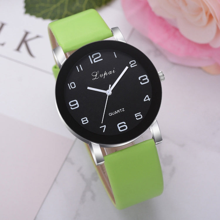 Lvpai P383 Black Dial Number Quartz Watch