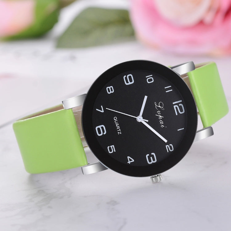 Lvpai P383 Black Dial Number Quartz Watch