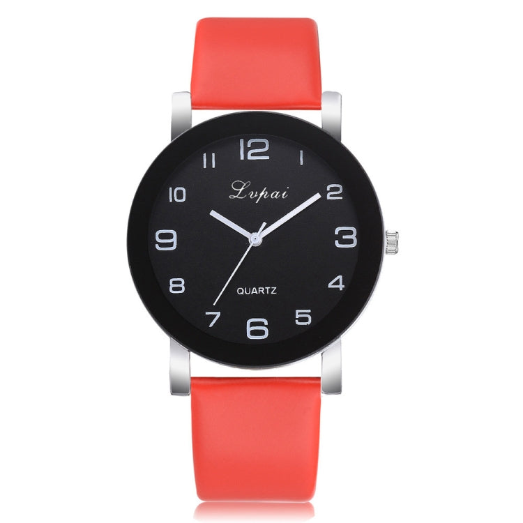 Lvpai P383 Black Dial Number Quartz Watch