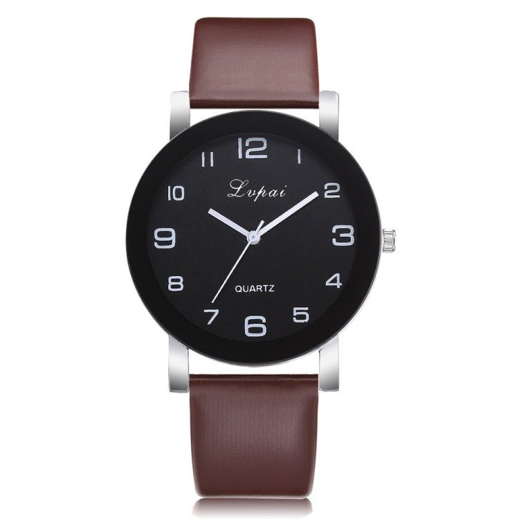 Lvpai P383 Black Dial Number Quartz Watch