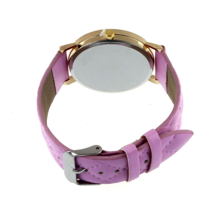 2 PCS Casual Simple Sofa Leather Quartz Couple Watch