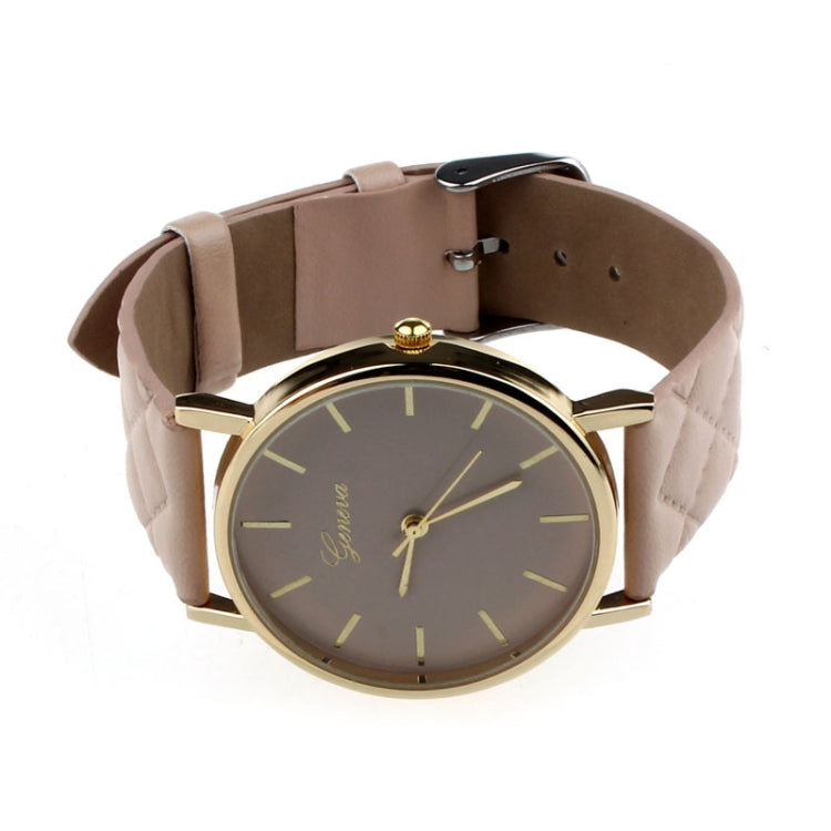 2 PCS Casual Simple Sofa Leather Quartz Couple Watch