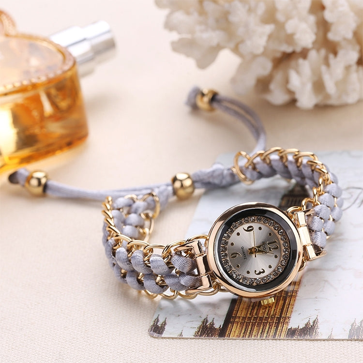 Sloggi 377 Women Knitting Rope Chain Quartz Wrist Watch