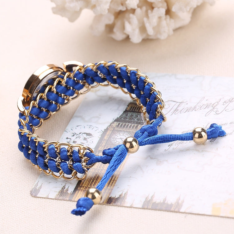 Sloggi 377 Women Knitting Rope Chain Quartz Wrist Watch