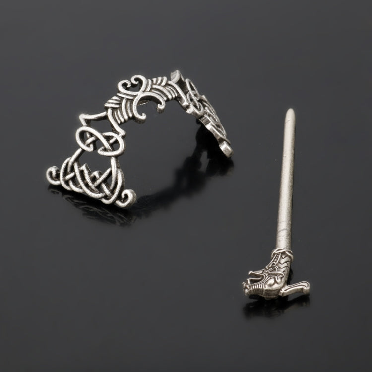 Large Celtics Knots Crown Hairpins Jewelry Vintage Viking Runes Women Girl Hairpin Hair Clips Stick Slide Accessories 260