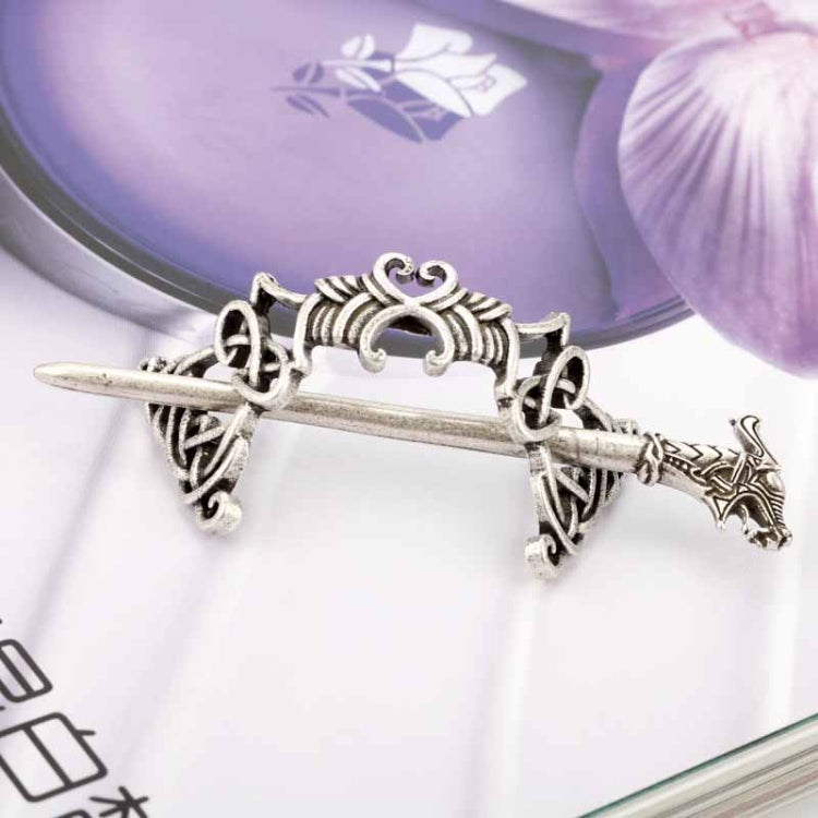 Large Celtics Knots Crown Hairpins Jewelry Vintage Viking Runes Women Girl Hairpin Hair Clips Stick Slide Accessories 260