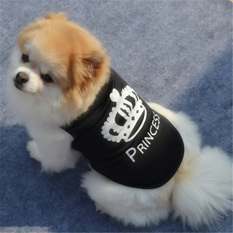 2 PCS Sports Dog Clothes T Shirt Costume Puppy Pet Dog Clothing Summer Cat Dog Vest, Size:L