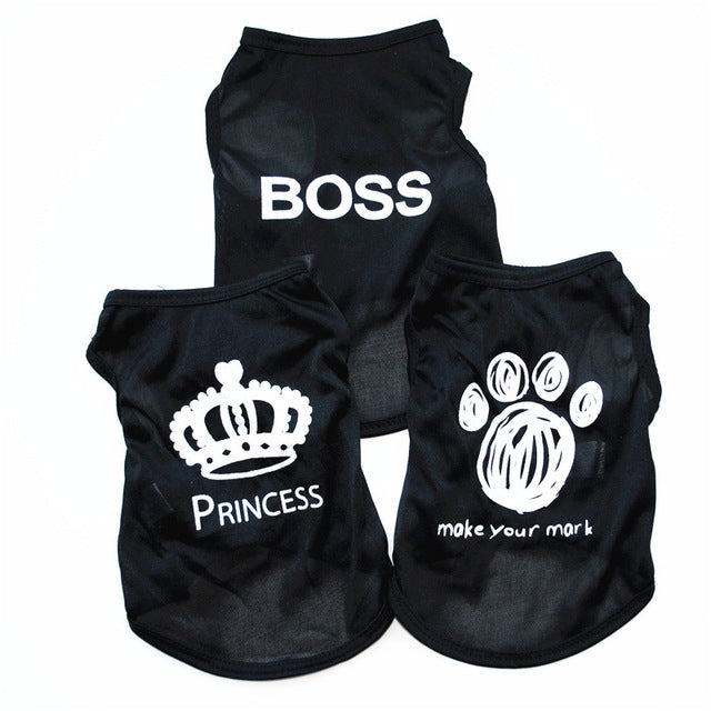2 PCS Sports Dog Clothes T Shirt Costume Puppy Pet Dog Clothing Summer Cat Dog Vest