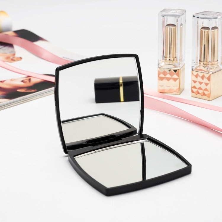 2 PCS Mini Square Double-sided Portable Vanity Mirror