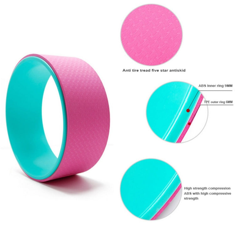 TPE + Alloy Yoga Wheel Back Training Tool