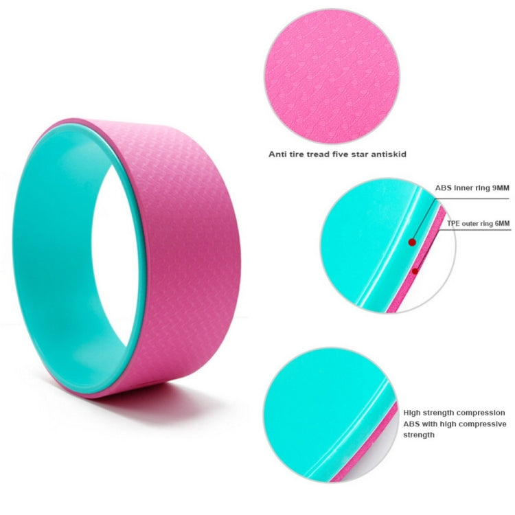 TPE + Alloy Yoga Wheel Back Training Tool
