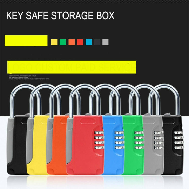 3 PCS Key Safe Box Password Lock Keys Box Metal Lock Body Padlock Type Storage Mini Safes