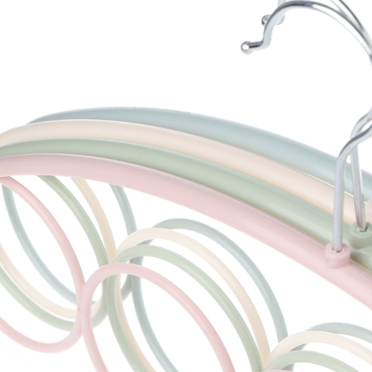 Five-Ring Rope Holder Ties Hanger Belt Rack Scarves Hanger Organizer