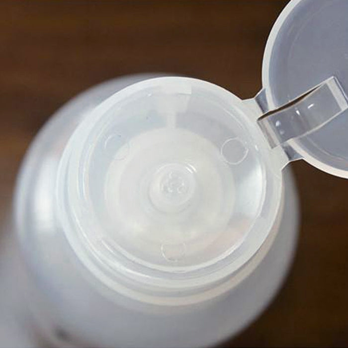 3PCS/Set 200ml Push Down Empty Pump Dispenser Clear Bottle Makeup Container PP Press Bottle