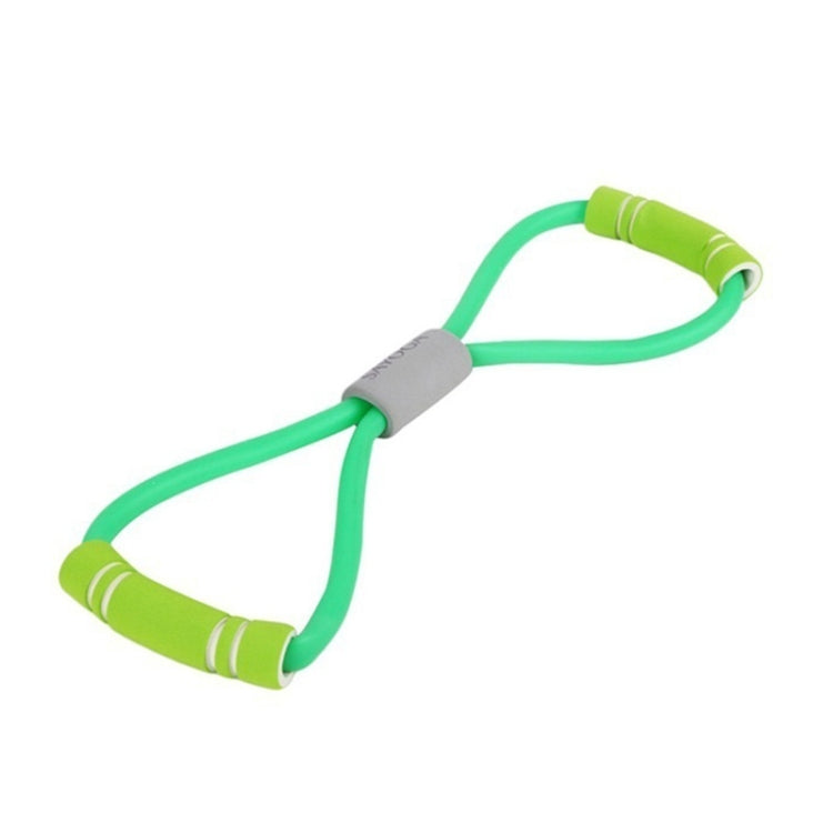 8-character Pull Rope Chest Expansion Device Yoga Tension Device(Green)