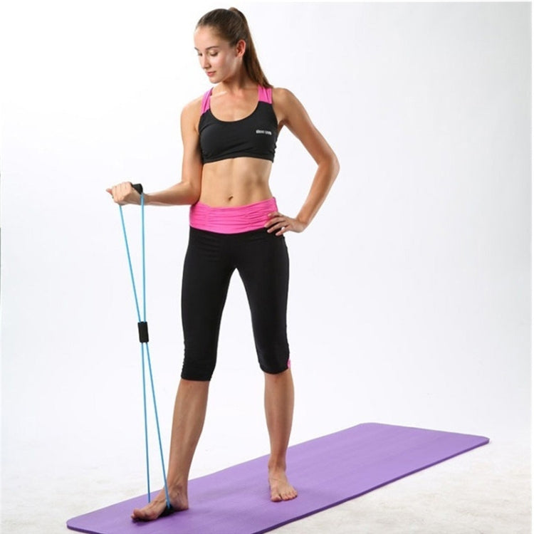 8-character Pull Rope Chest Expansion Device Yoga Tension Device(Green)