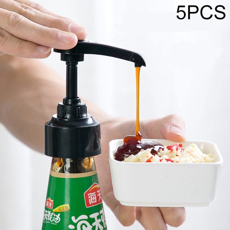 5 PCS Household Fuel Consumption Quantitative Bottle Press Type Nozzle Pump Head