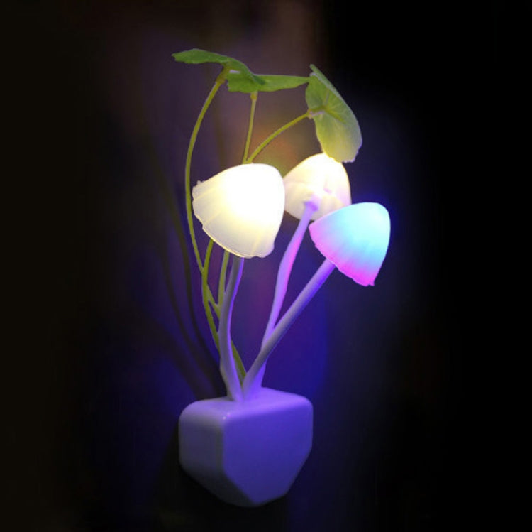 Light Control Dreamy Mushroom LED Night Light, AC 110-220V, EU Plug