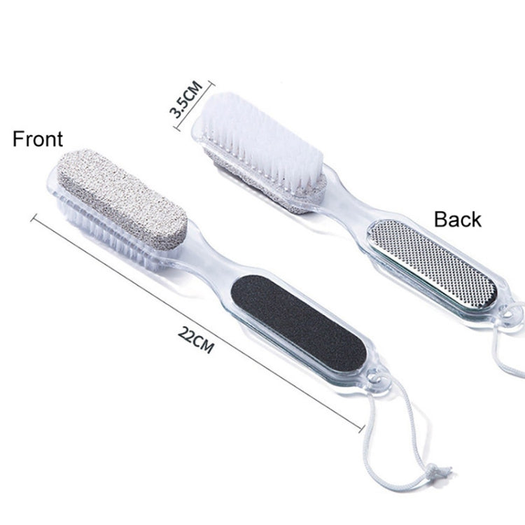 Foot Pumice Stone Rubbing Feet Dead Skin Remover Brush Spa Scrubber