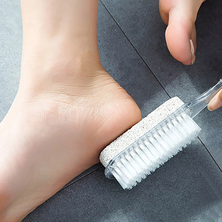 Foot Pumice Stone Rubbing Feet Dead Skin Remover Brush Spa Scrubber