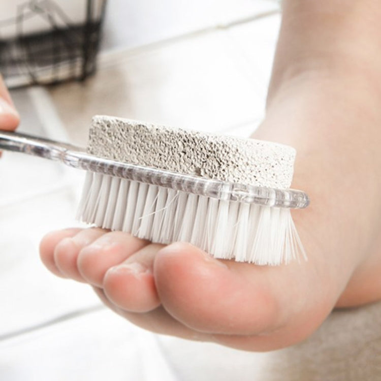 Foot Pumice Stone Rubbing Feet Dead Skin Remover Brush Spa Scrubber