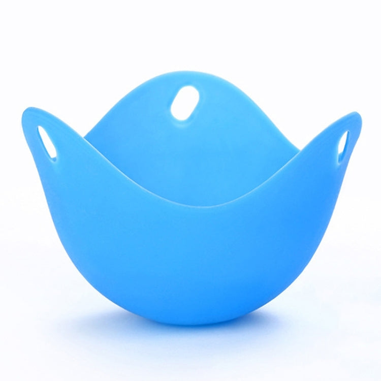 Silicone Egg Cooker Egg Bracket Kitchen Tools Pancake Cookware Bakeware Steam Eggs Plate Tray Blue