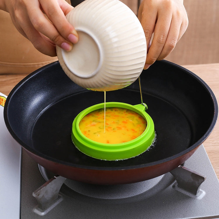 DIY Breakfast Round Silicone Egg Ring Fried Egg Mould Pancake Ring Non-stick Kitchen Cooking Mould
