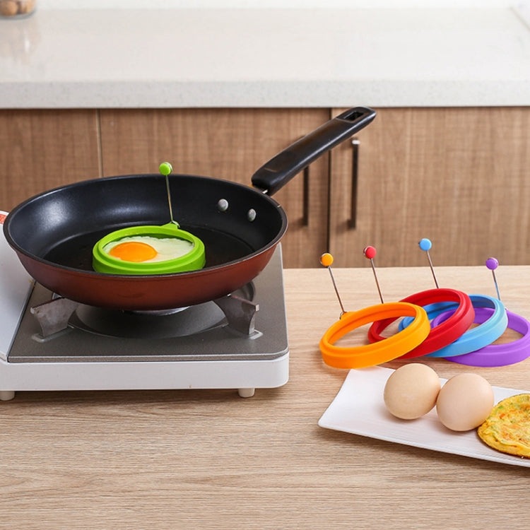 DIY Breakfast Round Silicone Egg Ring Fried Egg Mould Pancake Ring Non-stick Kitchen Cooking Mould