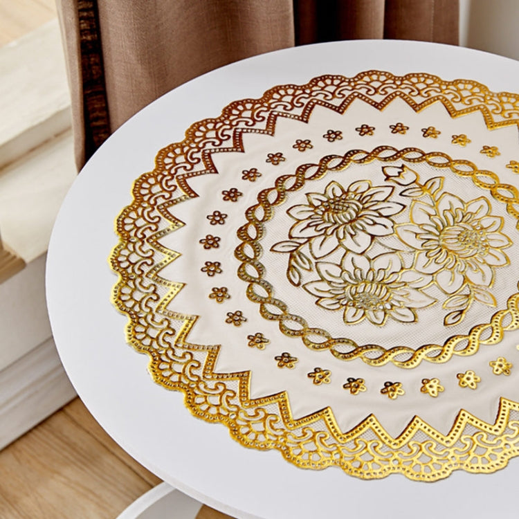 Pastoral Leisure Simple European Hollow Carved Coffee Table Desk Storage Rack of Casual Magazine