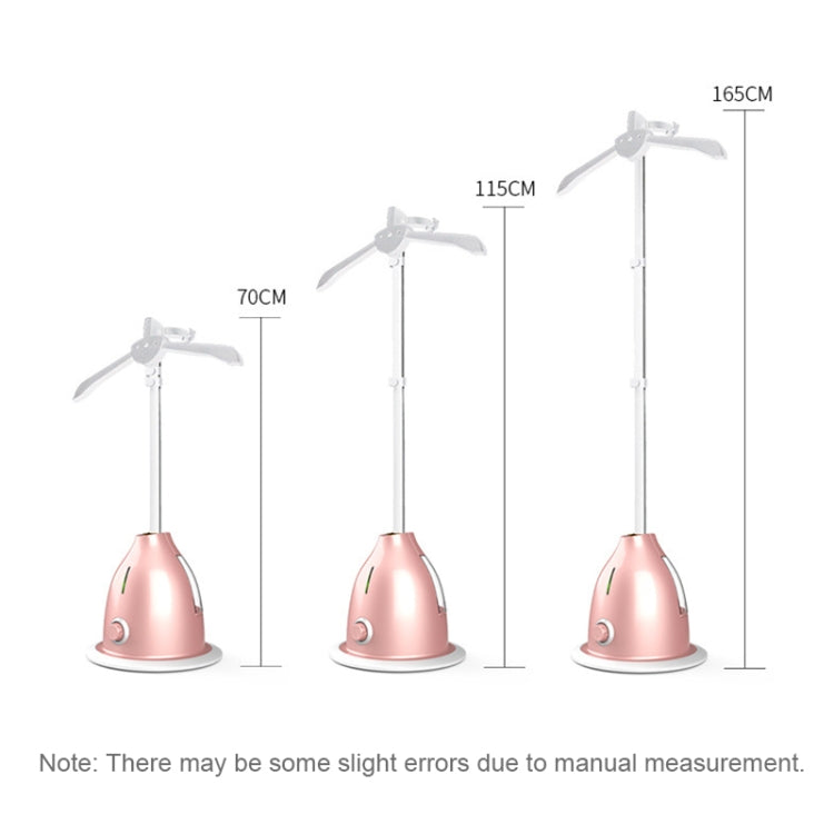 2000W Garment Steamer Household Handheld Ironing Machine 10 Gear Adjustable Vertical Flat Steam Iron Clothes Steamer(Pink)