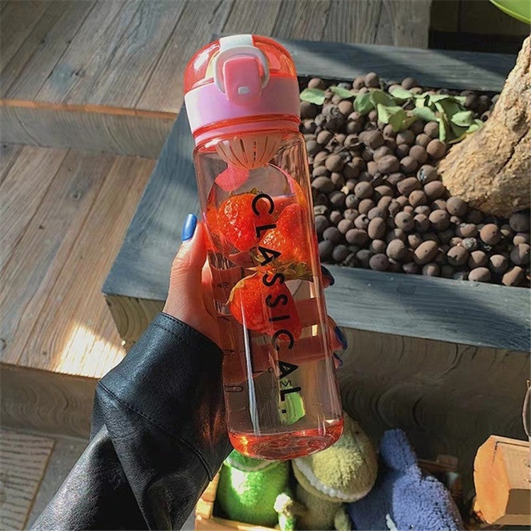 Space Cup Creative Large Capacity Plastic Cup Men and Women Outdoor Portable Sports Cup, Capacity:500ML