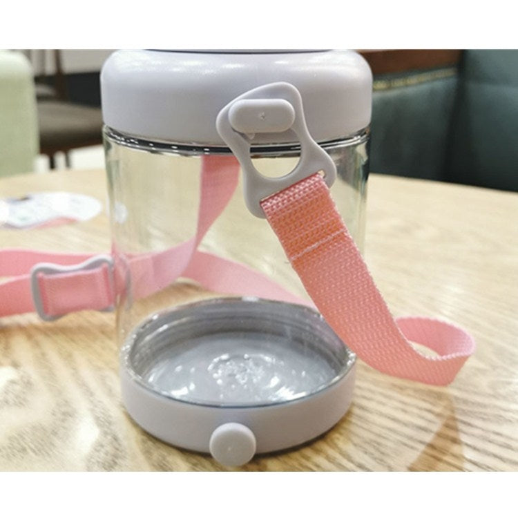 Bailiyou Hit Color Lanyard Outdoor Travel Plastic Cup Sports Bottle Cup, Capacity:700ML