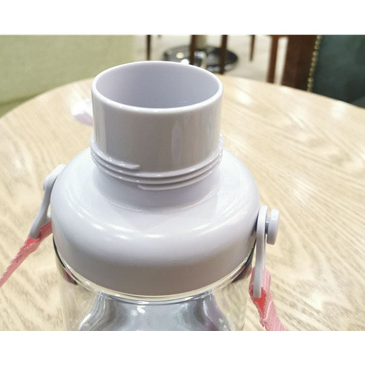 Bailiyou Hit Color Lanyard Outdoor Travel Plastic Cup Sports Bottle Cup, Capacity:700ML