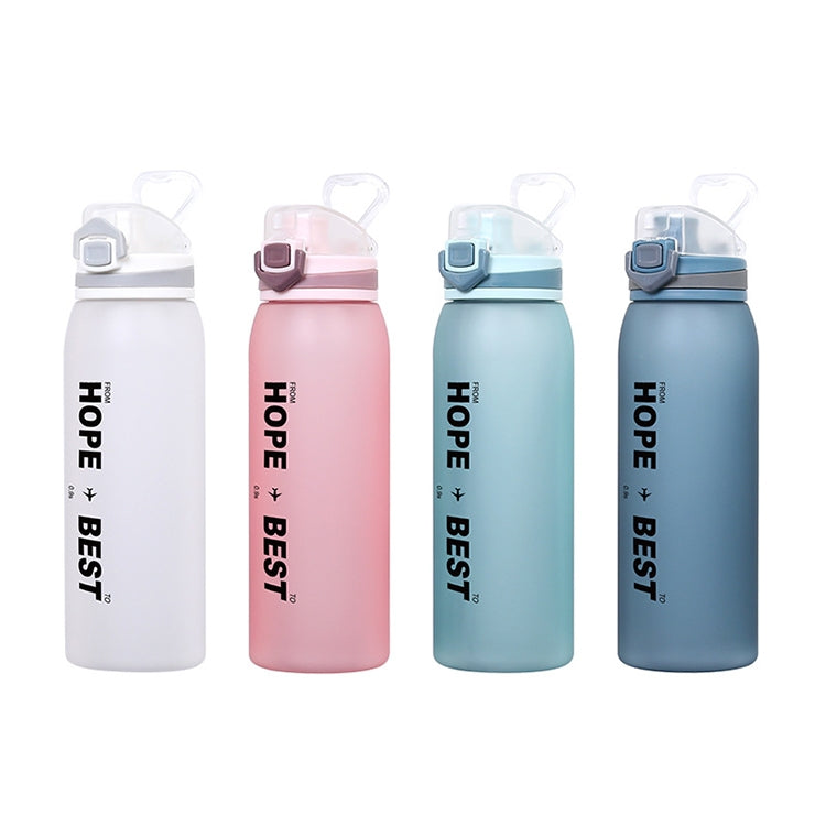 Fitness Matte Outdoor Sports Bottle Lock Type Bounce Bottle, Capacity:900ML