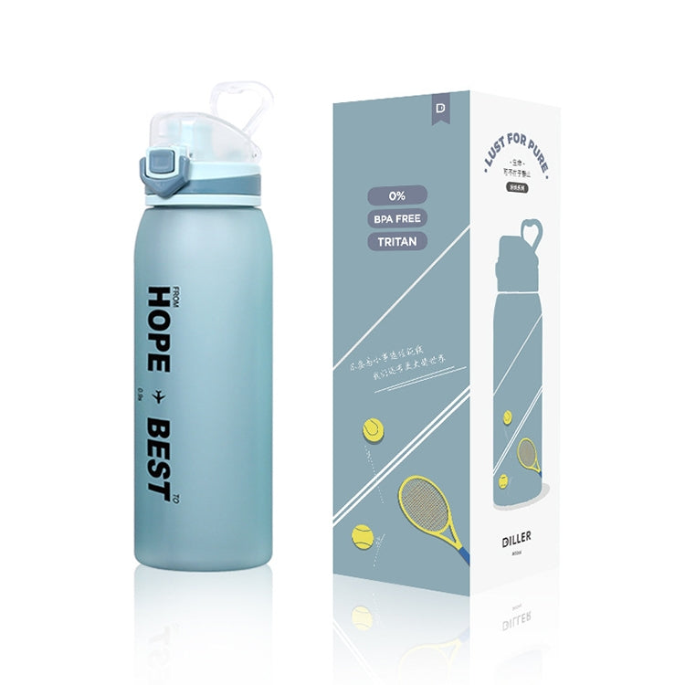 Fitness Matte Outdoor Sports Bottle Lock Type Bounce Bottle, Capacity:900ML
