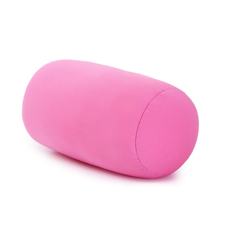 30cmx16cm Head PillowCase Micro Mini Microbead Back Cushion Pillow(Pink)