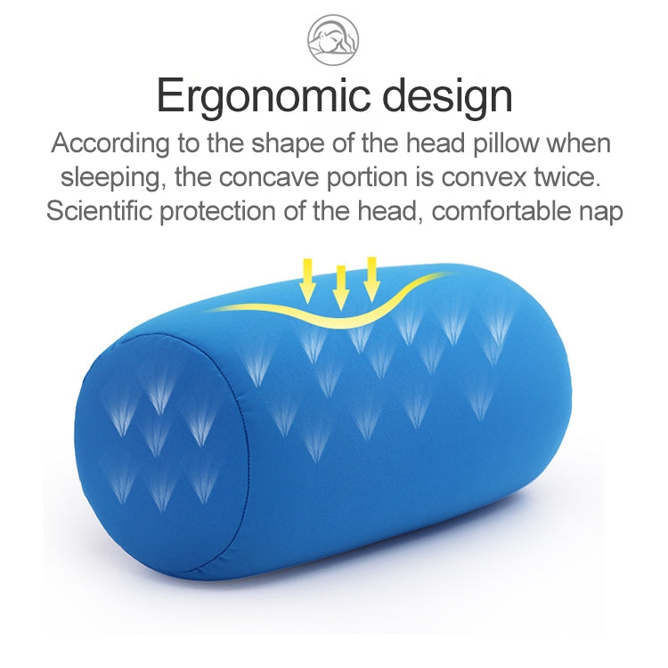 30cmx16cm Head PillowCase Micro Mini Microbead Back Cushion Pillow(Pink)