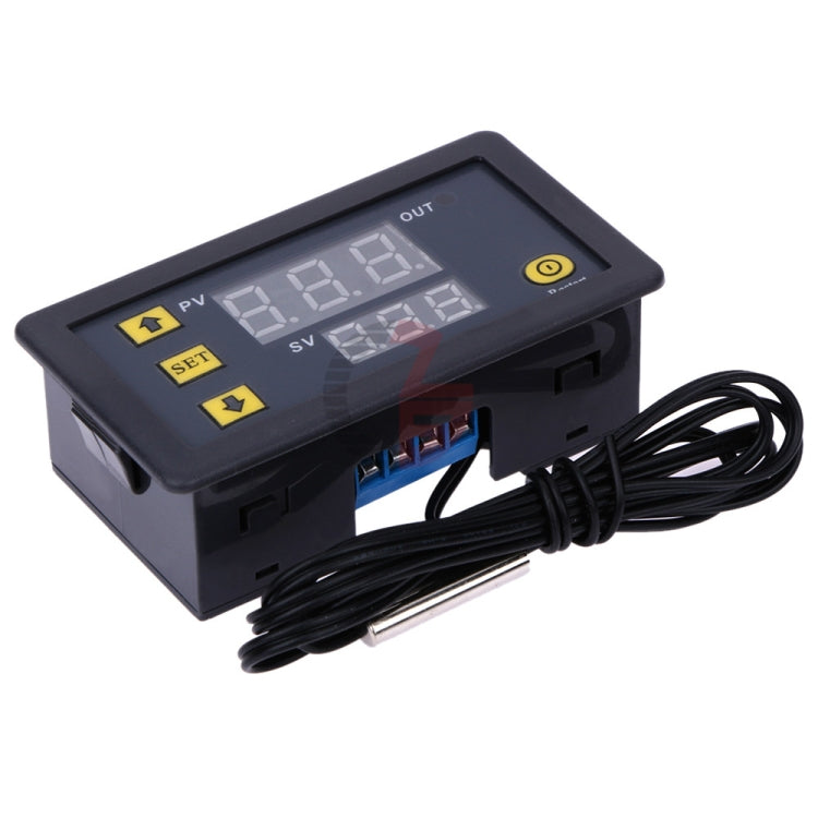 High-precision Microcomputer Intelligent Digital Display Switch Thermostat, Style:5V Power Supply(Red and Blue Display)
